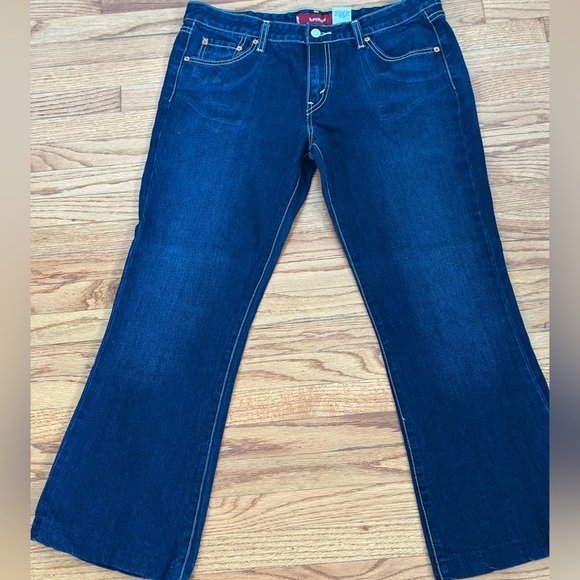 Levi's 518 Women's Straight Leg Jeans in Deep Blue - Picture 1 of 7